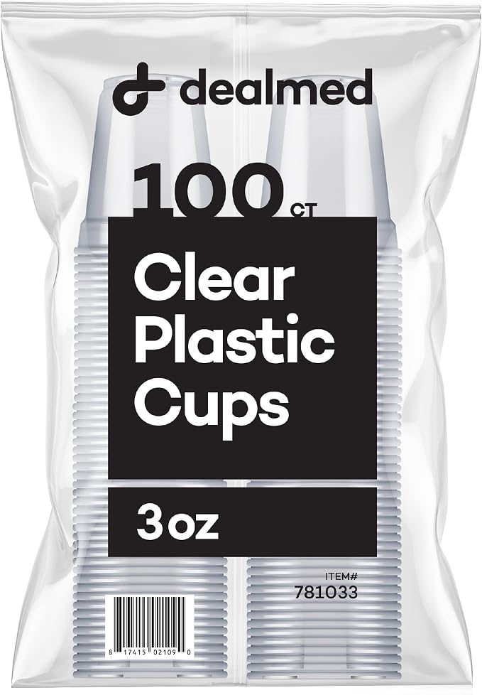 Dealmed Disposable Plastic Cups