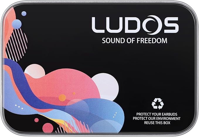 LUDOS Ultra Wired Earbuds in-Ear Headphones, 5 Years Warranty, Earphones