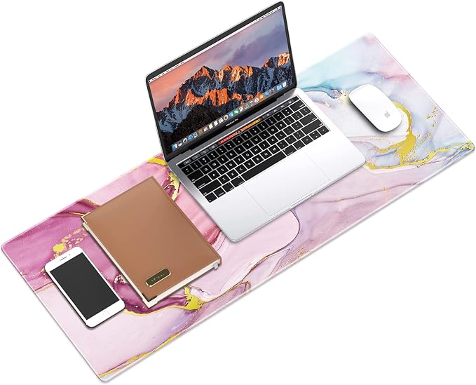 Galdas Gaming Mouse Pad Cool Flash Pattern XXL XL Large Mouse Pad Long Extended