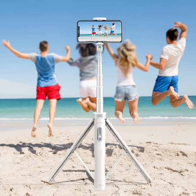 ATUMTEK 51" Selfie Stick Tripod, All in One Extendable Phone Tripod Stand
