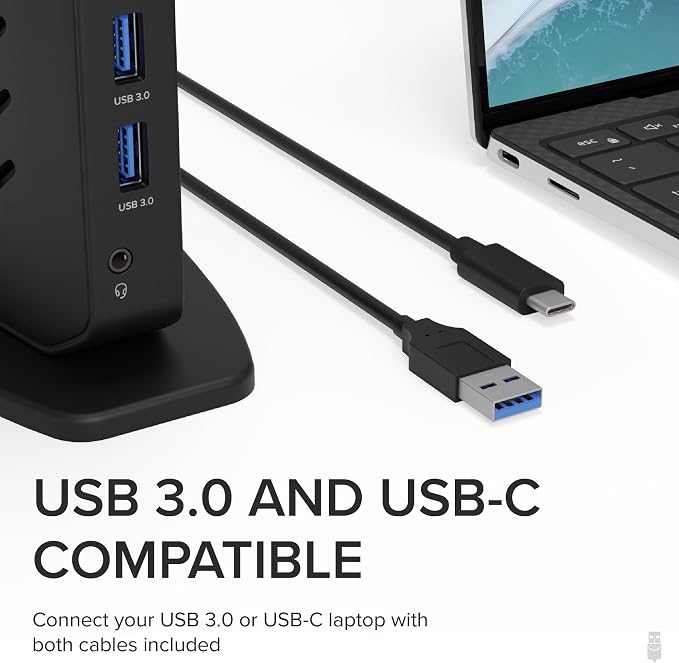 Plugable Dual DisplayPort & HDMI Docking Station