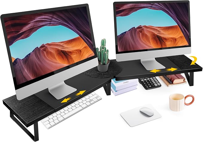 Dual-Monitor Stand for Desk