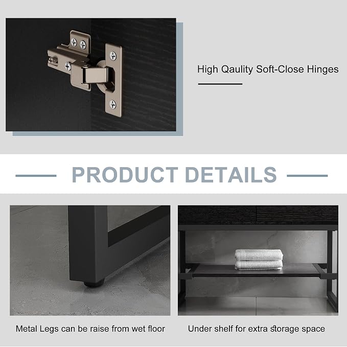 LUCKWIND 30" Bathroom Vanity