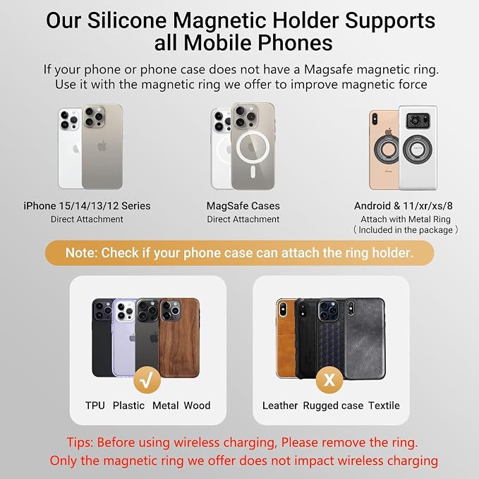 OPSO Magnetic Phone Ring Holder