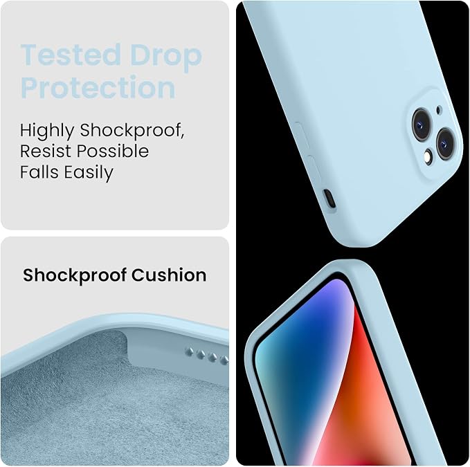FireNova Designed for iPhone 13 Case, Silicone Upgraded Phone Case with