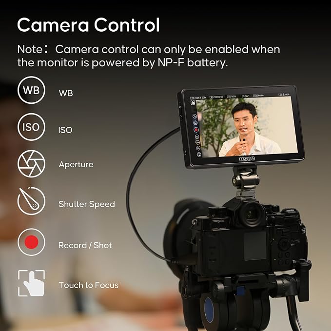 Osee G7 Pro 7 Inch Touchscreen Camera Monitor, 3000Nits HDR Field Monitor