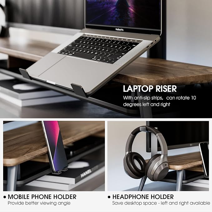 Fenge Dual Monitor Stand, Monitor Riser
