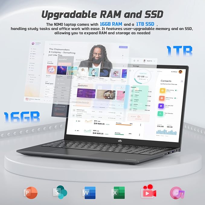 15.6" FHD IPS Student-Laptop Computer