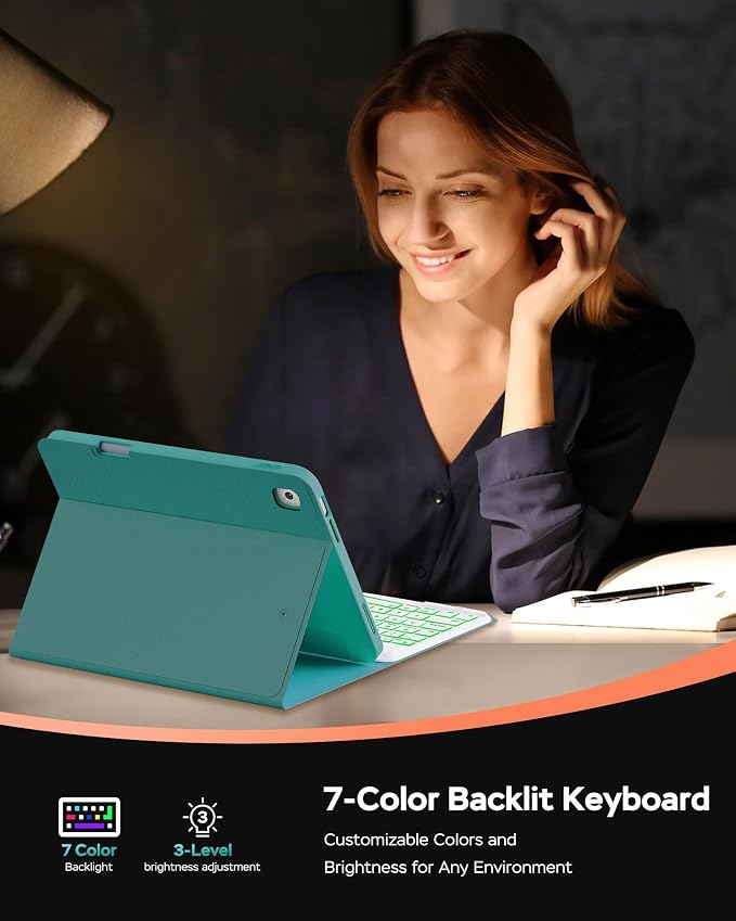 Keyboard Case for iPad 9th 8th 7th Generation 10.2"