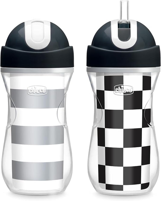 Chicco Insulated Straw Sippy Cup 12+ Months, 9oz Toddler Training Cup