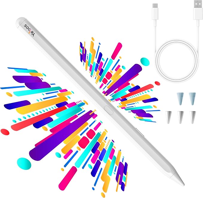 Stylus Pen for Apple iPad 2018-2025, Compatible