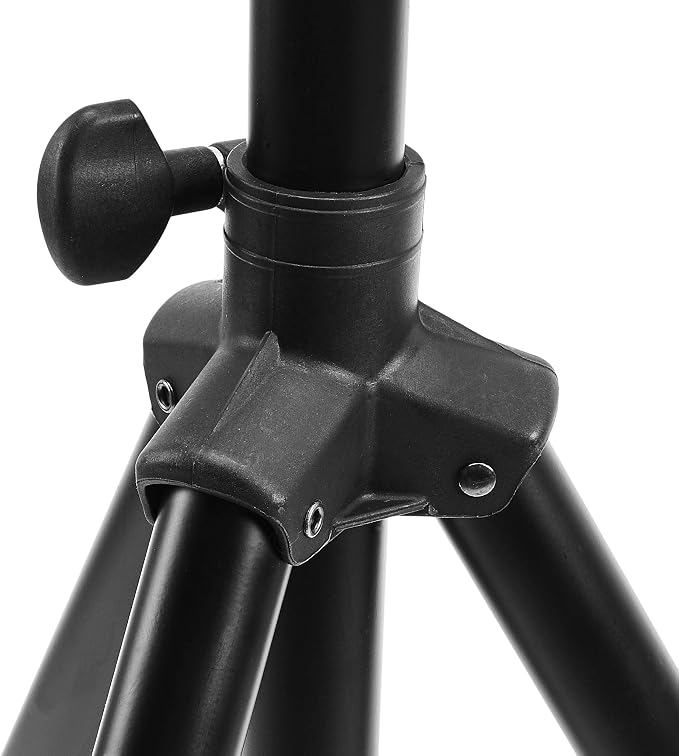 Amazon Basics Speaker Stand, Holds up to 99.2 lbs, Adjustable Height 52" to 73"