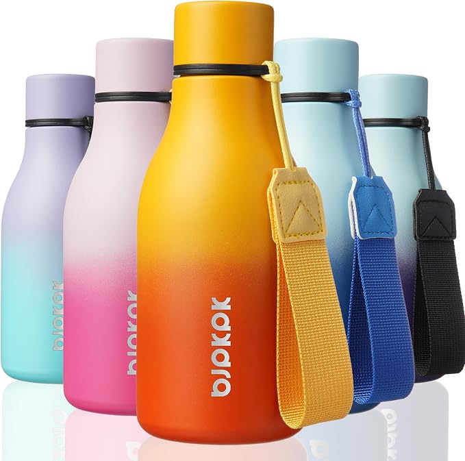 BJPKPK 12oz Insulated Water Bottle, Stainless Steel Bottle