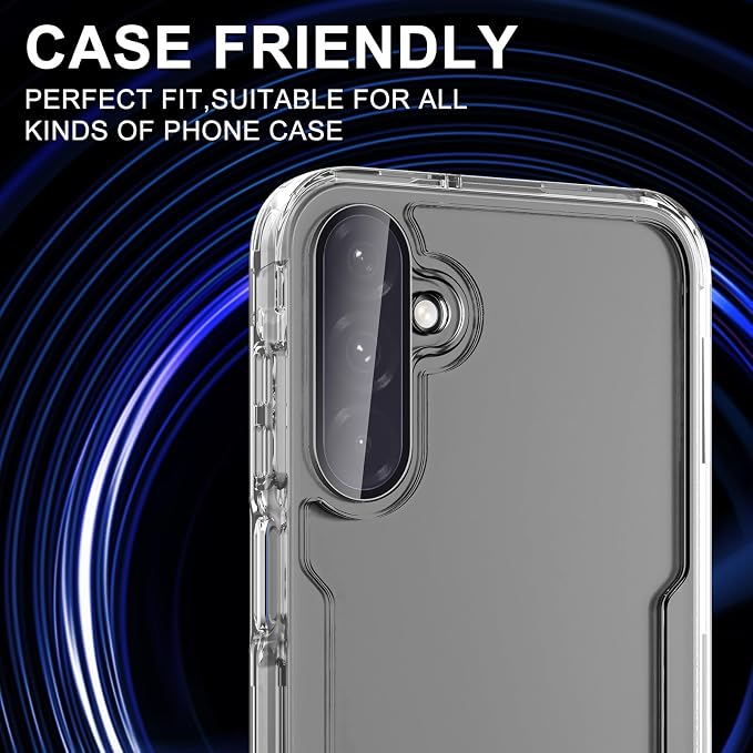 for Samsung Galaxy A26 Camera Lens Protector, Individual Metal Ring Tempered