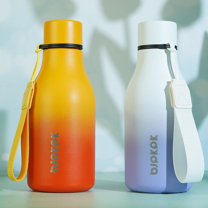BJPKPK 12oz Insulated Water Bottle, Stainless Steel Bottle