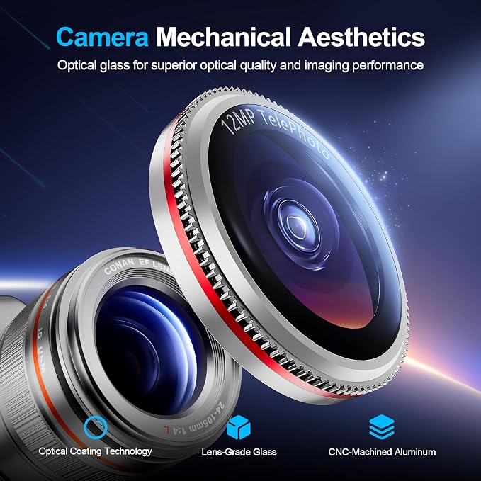 X-it 2 Pack Camera Lens Protector, Shatterproof Protection Anti-Scratch Ultra