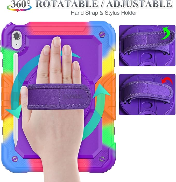 SEYMAC stock Case for iPad 11th/10th Generation 11''/10.9'' 2025/2022,