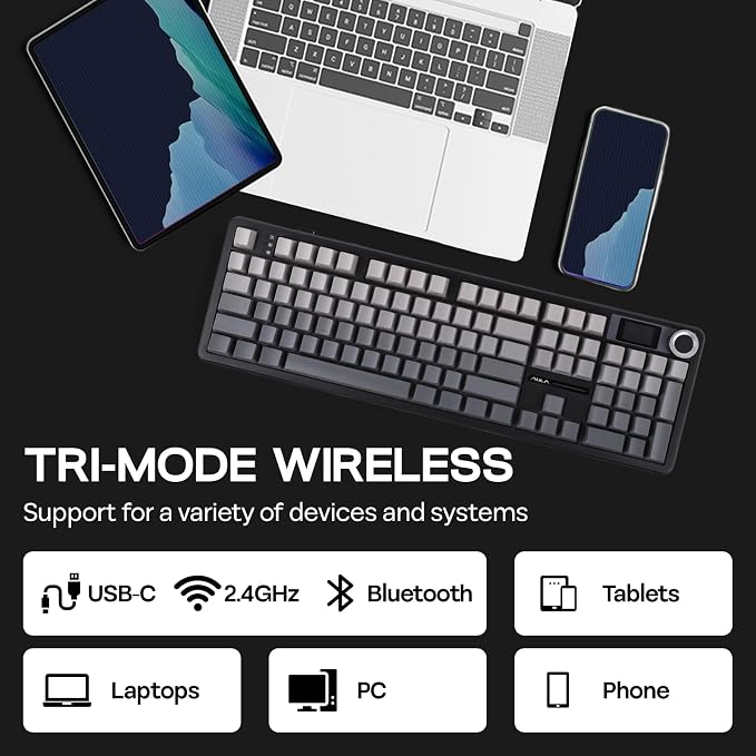 EPOMAKER X Aula F108 PRO Wireless Gaming Keyboard