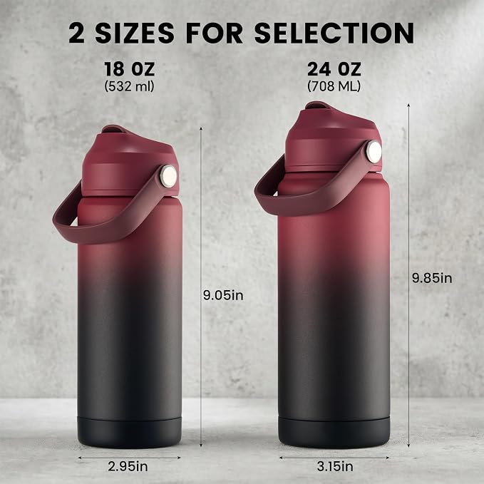 Fijinhom 24 oz Insulated Water Bottle