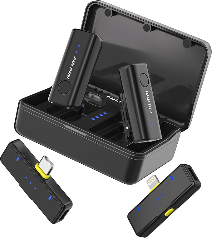 FULAIM X2 Wireless Lavalier Microphone