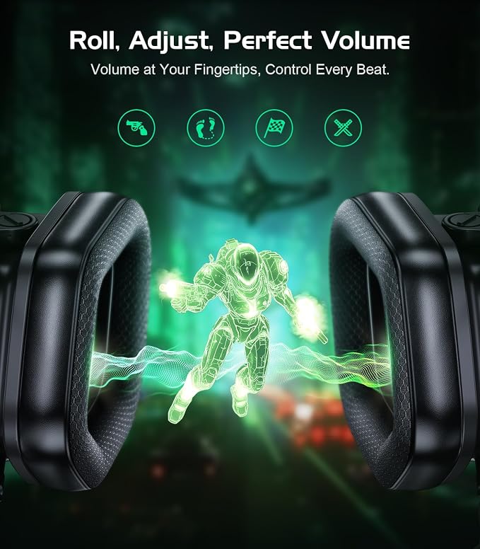 HW12 Gaming Headset for PC, Xbox One, Gaming Headphones