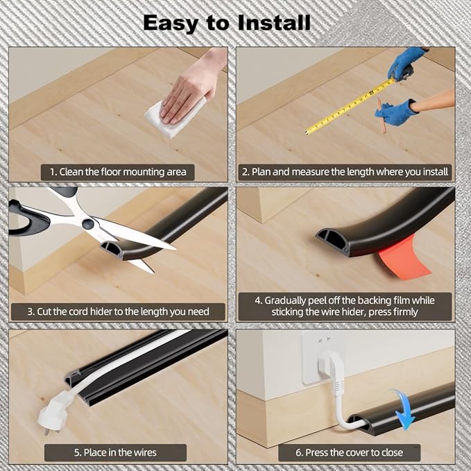 10FT Side-Open Extension Cord Covers