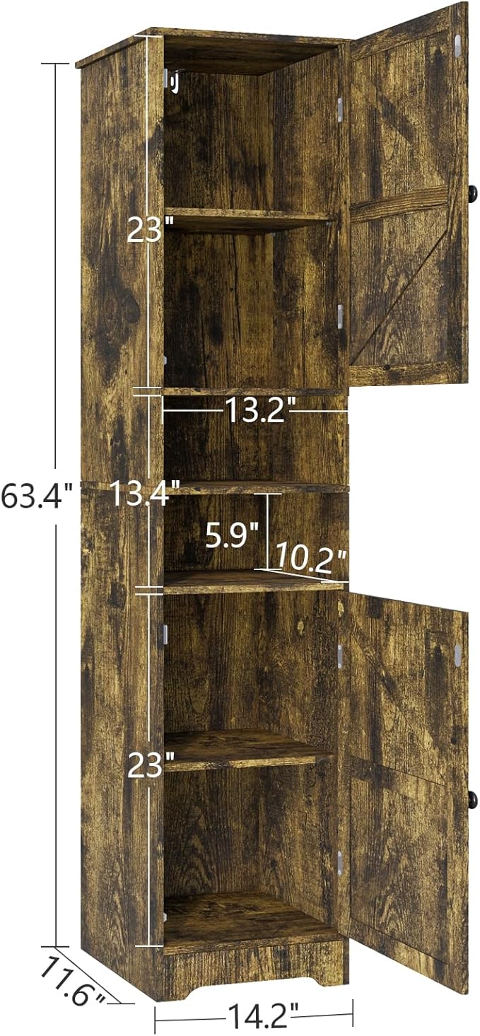Tall Bathroom Cabinet, Storage Cabinet