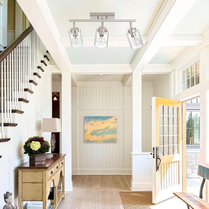 Track Ceiling Lighting, 3 Light Vanity Lights