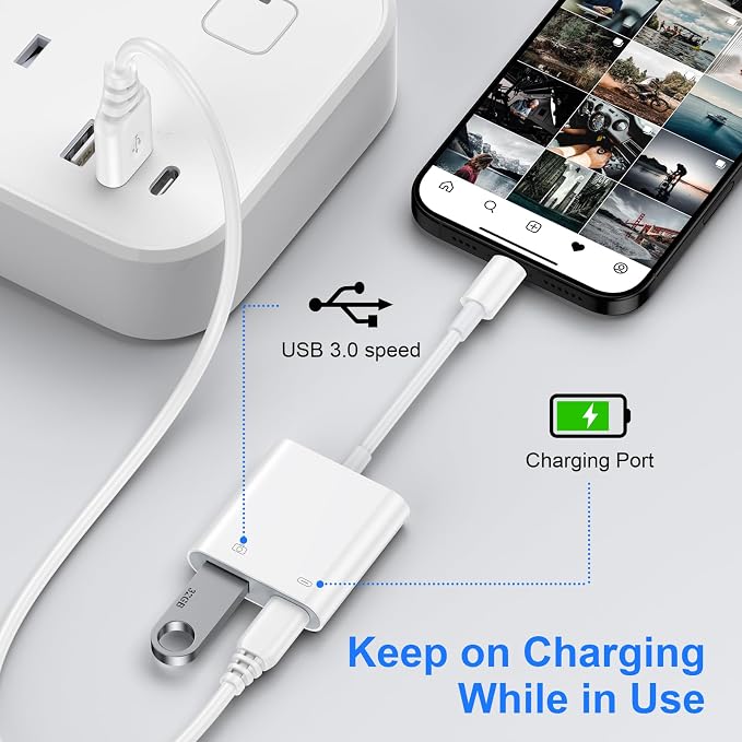 USB C to USB Camera Adapter