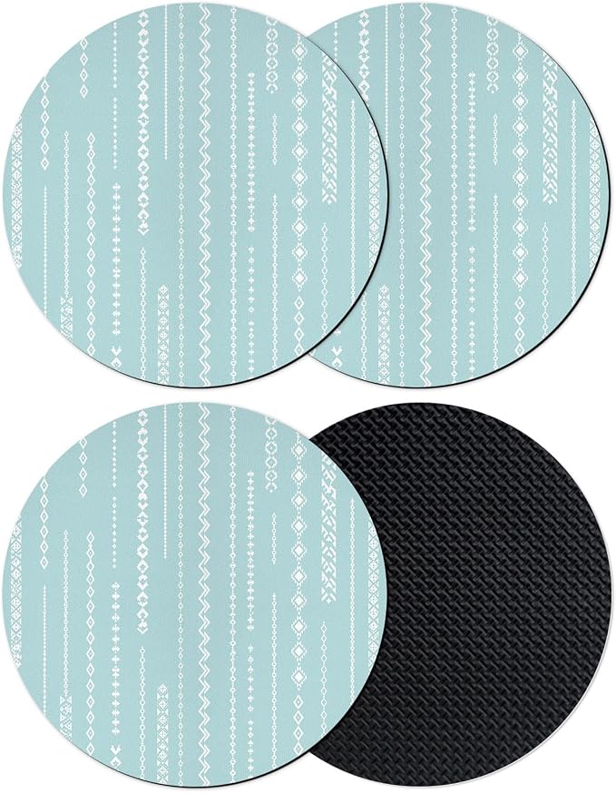 Modern Minimalist Coasters Set of 4 Absorbent Coasters