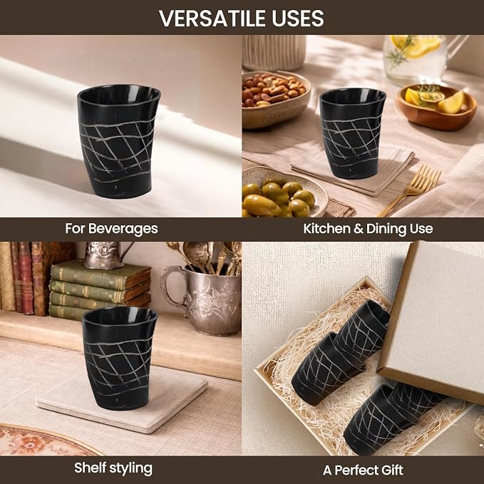 Handicrafts Home Viking Horn Shot Glasses Set of 12, Rustic Viking Drinkware