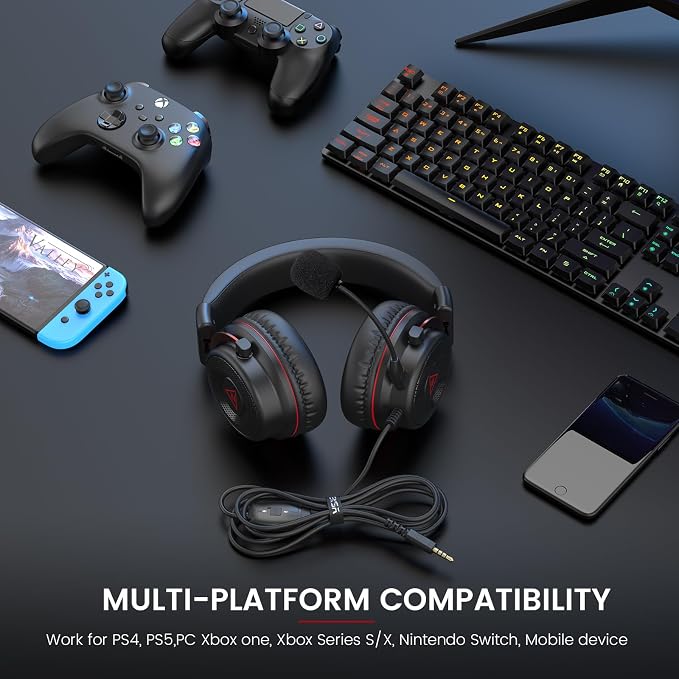 EKSA E900 Gaming Headset with Microphone