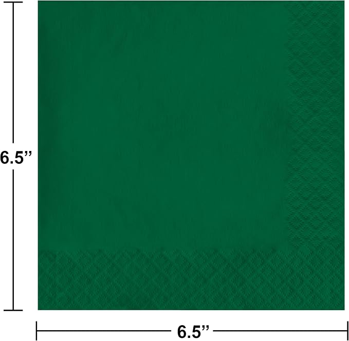 Hunter Green Luncheon Napkin, 2 Ply