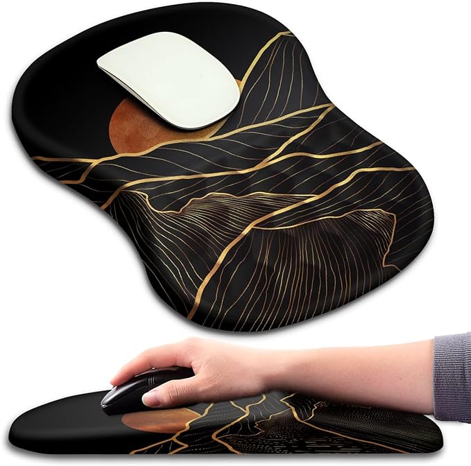 Mouse Pad Wrist Support, Ergonomic Mouse Pad