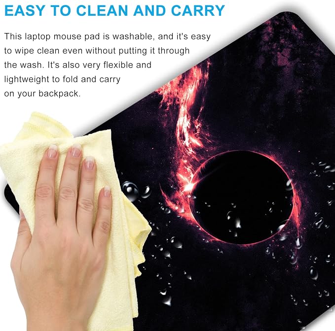 Sci-Fi Galaxy Mouse Pad Personalized Planet Design Computer Laptop Non-Slip