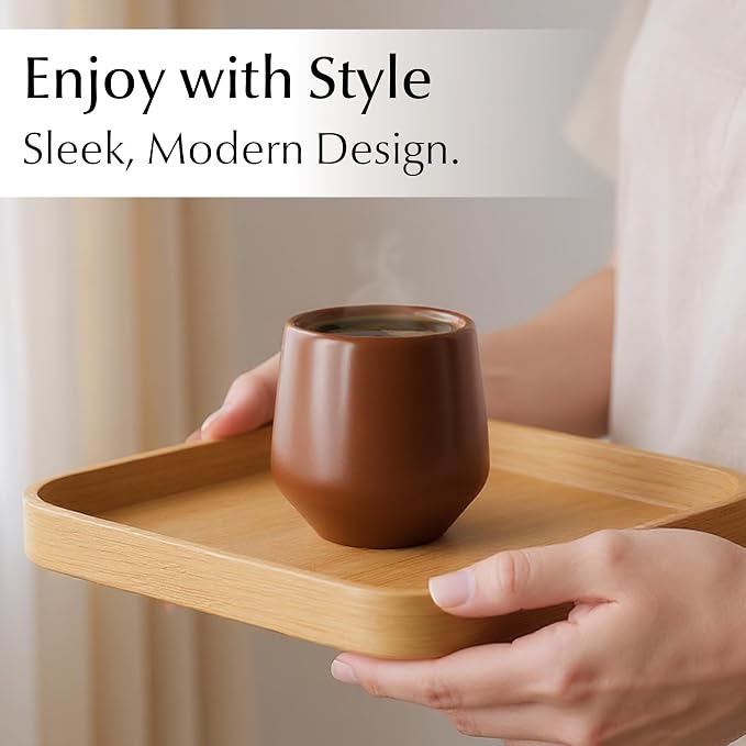 MIAMIO - Espresso Cups Set of 4 / Mug, Ceramic - Luxe | Ceramic espresso cups