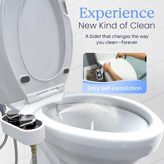 Bidet Attachment for Toilet Seat