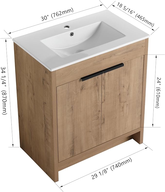 30 inch Bathroom Vanity with Sink