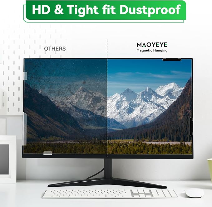 Magnetic 24 Inch Computer Anti Blue Light Screen Protector