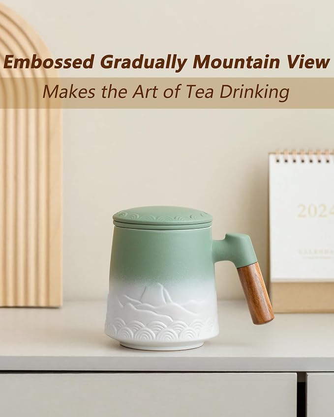 ZENS Tea Mug with Infuser and Lid