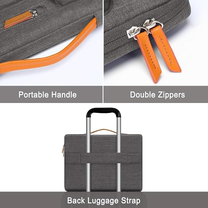 MOSISO 360 Protective Laptop Case 13.3 inch, 13-13.3 inch Laptop Sleeve