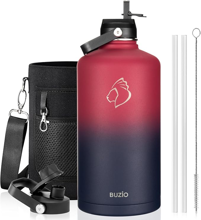 BUZIO 1 Gallon Water Bottle Insulated