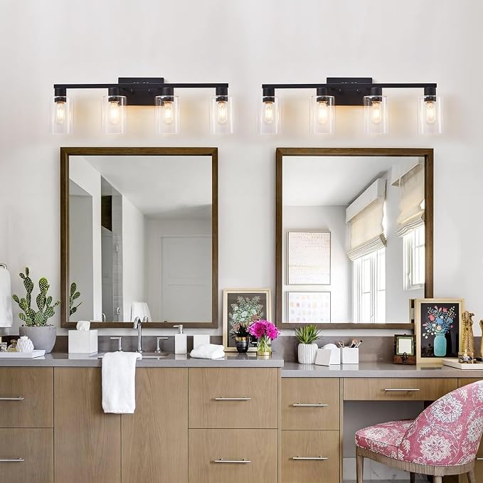 4 Light Bathroom Vanity Light Fixtures
