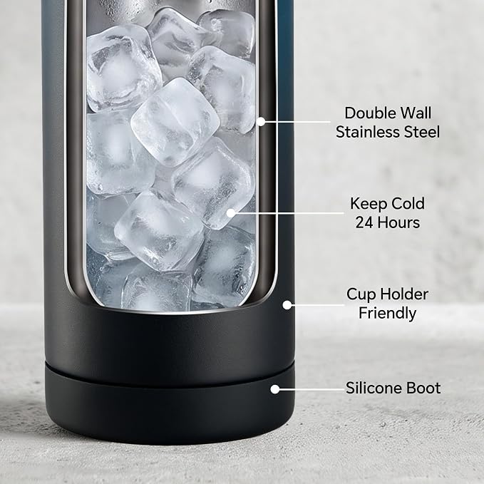 Fijinhom 24 oz Insulated Water Bottle