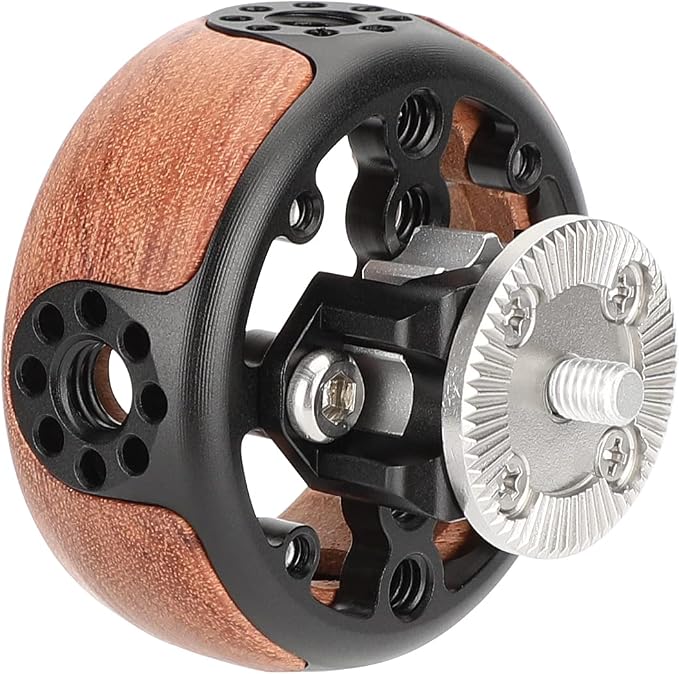 CAMVATE Round Hand Wheel with M6 Rosette Mount