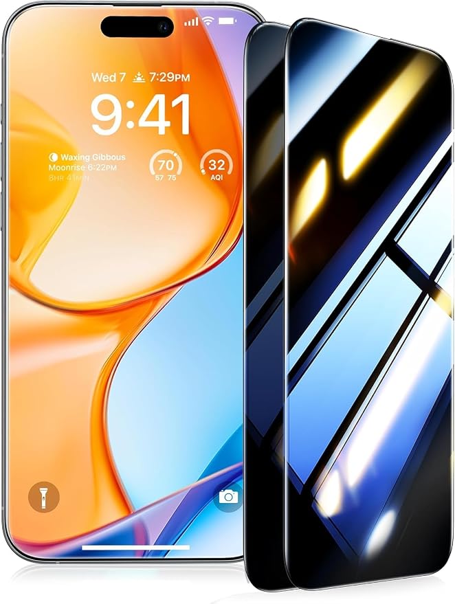 UltraGlass Ultra 9H+ Glass for iPhone 14 Pro Privacy Screen Protector Glass