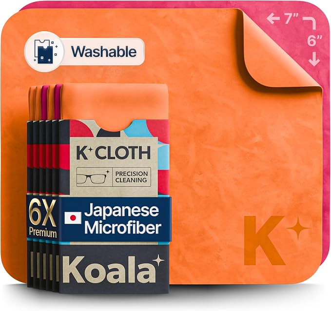 Koala Lens Cleaning Cloth | Japanese Microfiber | Glasses Cleaning Cloths |