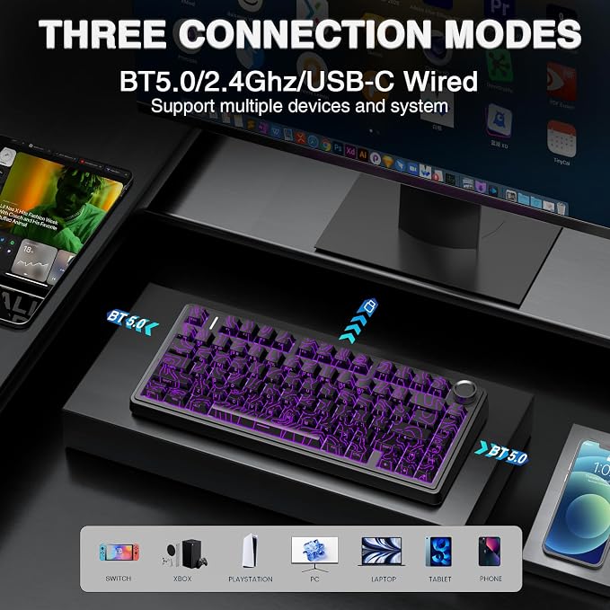 AULA F75 Pro Wireless Mechanical Keyboard