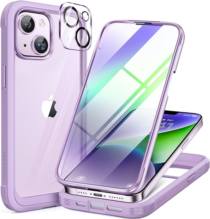 Miracase Glass Series Designed for iPhone 14 Plus Case 6.7 inch, 2023 Upgrade