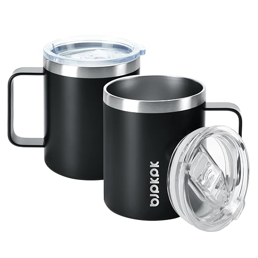 BJPKPK 2PCS Insulated Coffee Mug